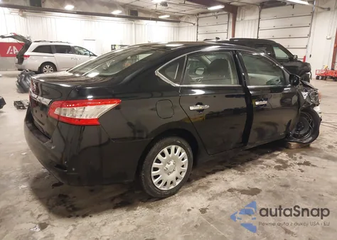 2015 Nissan Sentra S из США, поврежденный, VIN 3N1AB7AP0FY382731